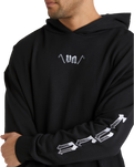 The RVCA Mens Lynes VA Hoodie in Black