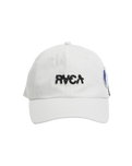 The RVCA Mens Painters Cap in Eggshell