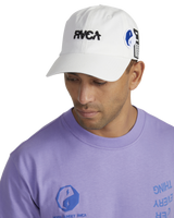 The RVCA Mens Painters Cap in Eggshell