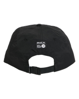 The RVCA Mens Pommier Palm Clipback Cap in Black