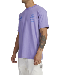 The RVCA Mens Over Everything T-Shirt in Musk Stick
