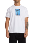 The RVCA Mens Palm Tv T-Shirt in White