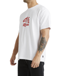 The RVCA Mens Tough Luck T-Shirt in White