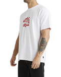 The RVCA Mens Tough Luck T-Shirt in White