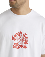 The RVCA Mens Tough Luck T-Shirt in White