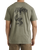 The RVCA Mens Pommier Palms T-Shirt in Olive