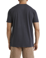 The RVCA Mens Hawk Eye T-Shirt in Washed Black