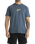 The RVCA Mens Buck T-Shirt in Duck Blue