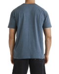 The RVCA Mens Buck T-Shirt in Duck Blue