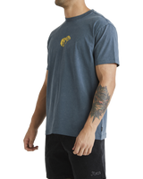 The RVCA Mens Buck T-Shirt in Duck Blue