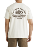 The RVCA Mens Roswell T-Shirt in Unbleached