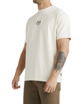 The RVCA Mens Roswell T-Shirt in Unbleached