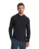 The Vuori Mens Strato Tech Hoodie in Black Heather