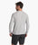 The Vuori Mens Waffle Crew Top in Light Heather Grey