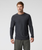 The Vuori Mens Strato Tech T-Shirt in Charcoal Heather