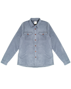 Aspen Shirt Jacket in Azure Heather