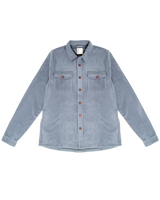 Aspen Shirt Jacket in Azure Heather