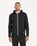 The Vuori Mens Coronado Full Zip Hoodie in Black Heather