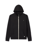 The Vuori Mens Coronado Full Zip Hoodie in Black Heather