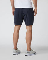 The Vuori Mens Ponto Shorts in Midnight Heather