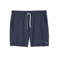 The Vuori Mens Ponto Shorts in Midnight Heather