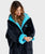 The Dryrobe Advance Long Sleeved in Black & Blue