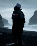 The Dryrobe Advance Long Sleeved in Black & Grey