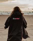 The Dryrobe Advance Long Sleeved in Black & Pink