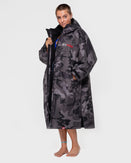 The Dryrobe Advance Long Sleeved Dryrobe in Camo & Grey