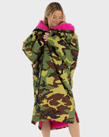 The Dryrobe Advance Long Sleeved in Camo & Pink