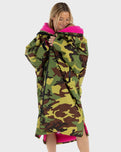 The Dryrobe Advance Long Sleeved Dryrobe in Camo & Grey