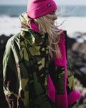 The Dryrobe Advance Long Sleeved in Camo & Pink