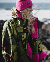 The Dryrobe Advance Long Sleeved (2022) in Camo & Pink