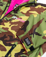 The Dryrobe Advance Long Sleeved (2022) in Camo & Pink