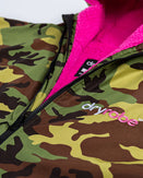 The Dryrobe Advance Long Sleeved in Camo & Pink