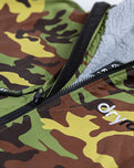 The Dryrobe Advance Long Sleeved Dryrobe in Camo & Grey