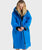 The Dryrobe Advance Long Sleeved Dryrobe in Cobalt Blue & Black