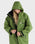 The Dryrobe Advance Long Sleeved Dryrobe in Dark Green & Black