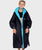 The Dryrobe Kids Advance Long Sleeved in Black & Blue