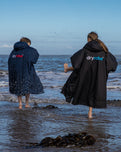 The Dryrobe Kids Advance Long Sleeved in Black & Blue