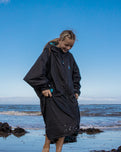 The Dryrobe Kids Advance Long Sleeved in Black & Blue