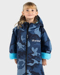 Kids Advance Long Sleeved in Blue Camo & Blue