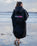 The Dryrobe Kids Advance Long Sleeved Dryrobe in Black & Pink