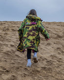 The Dryrobe Kids Advance Long Sleeved in Camo & Grey