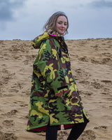 The Dryrobe Kids Advance Long Sleeved in Camo & Grey