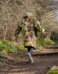 The Dryrobe Kids Advance Long Sleeved in Camo & Grey