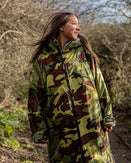 The Dryrobe Kids Advance Long Sleeved in Camo & Grey