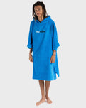 The Dryrobe Organic Towel in Cobalt Blue