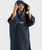 The Dryrobe Organic Towel in Navy