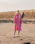 The Dryrobe Organic Towel in Pink